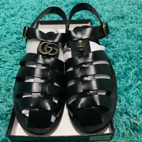 sandals like gucci|Gucci unisex sandals.